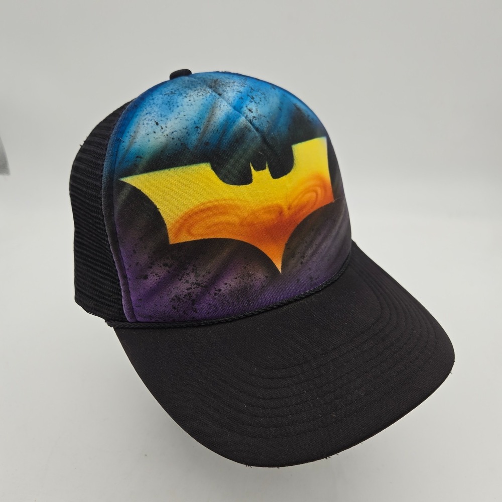 Batman Snapback Hat Baseball Cap Black Clue Comics Movie Graphic Otto OSFA - Picture 7 of 9